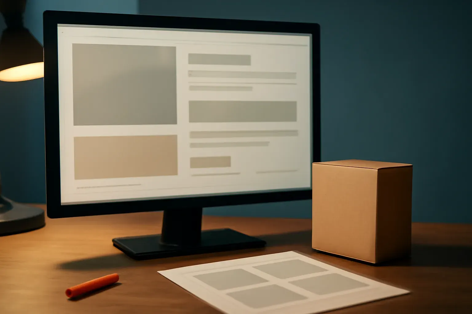 Documentary photograph representing the E-Commerce Design service